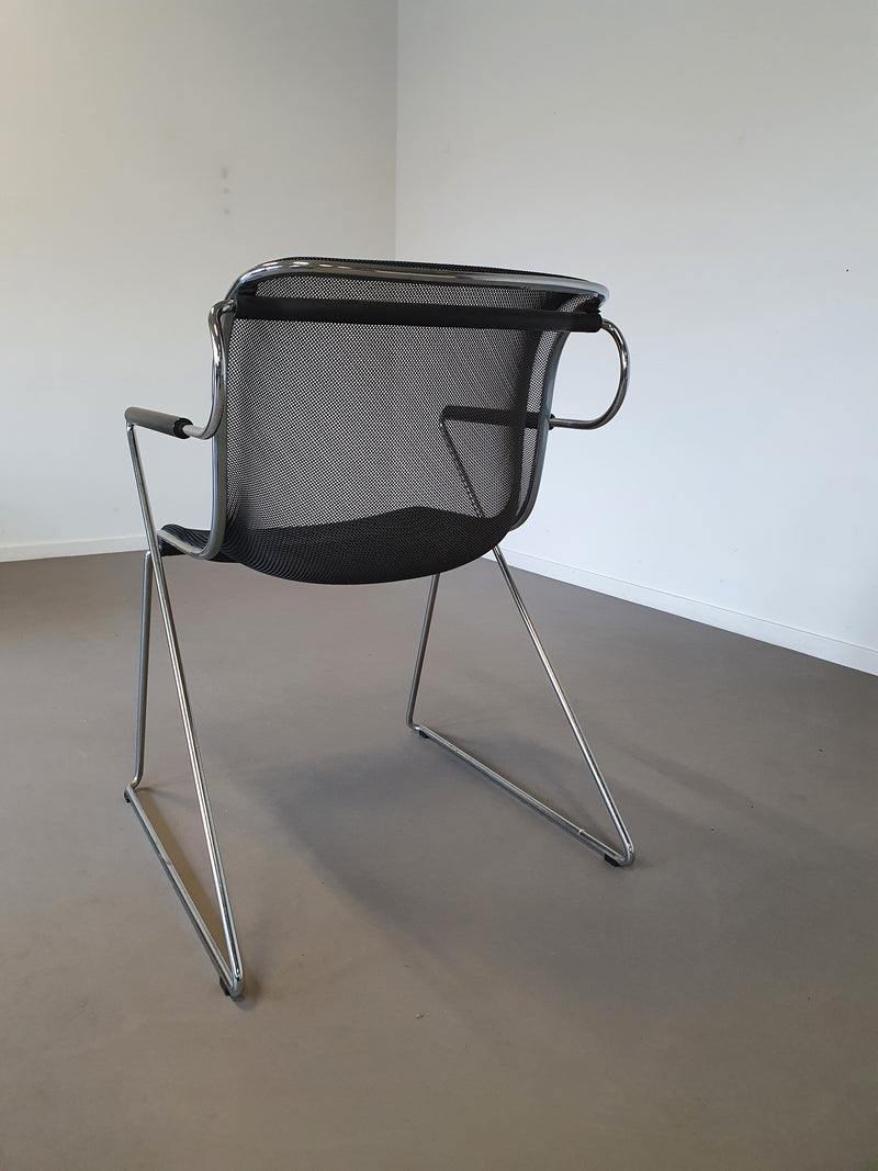 2 Penelope stoelen van Charles Pollock - jaren 80