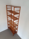 Vintage stokkenkast uit de jaren '50/'60, 180 x 80 x 37 cm