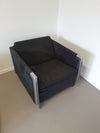 2 x Fauteuil 1 x bank maat 20/Sandwich. Ontwerp van Claire Bataille en Paul Ibens voor 't Spectrum collectie van 1973-1974
