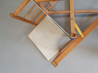 Origineel paar opvouwbare fauteuils, Deens, bewerkt door Hyllinge Mobler uit 1970
