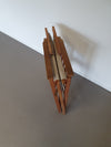 Origineel paar opvouwbare fauteuils, Deens, bewerkt door Hyllinge Mobler uit 1970