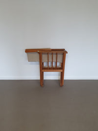 Origineel paar opvouwbare fauteuils, Deens, bewerkt door Hyllinge Mobler uit 1970