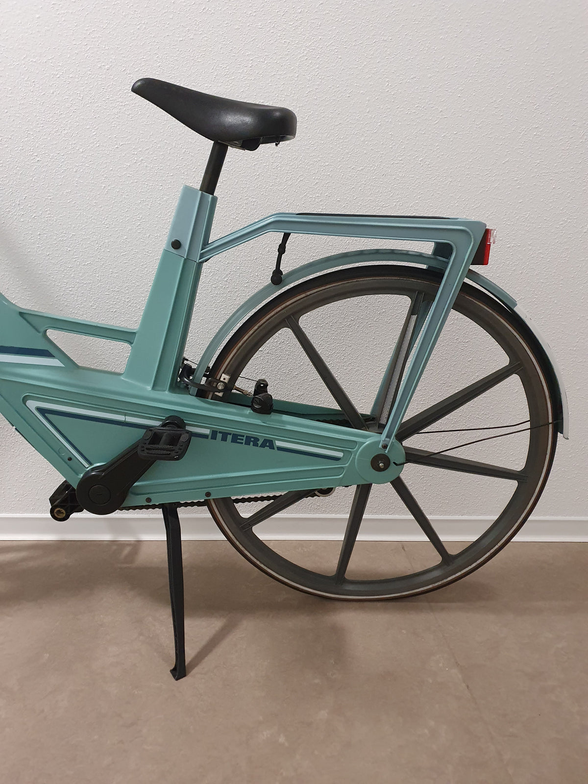 Vintage blue plastic bike Itera from Volvo Sweden, 1980s