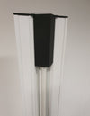 Witte Ettore Sottsass Moonlight vloerlamp nr. 14104, Italië jaren 70 