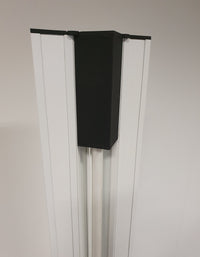 Witte Ettore Sottsass Moonlight vloerlamp nr. 14104, Italië jaren 70 