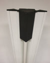 Witte Ettore Sottsass Moonlight vloerlamp nr. 14104, Italië jaren 70 
