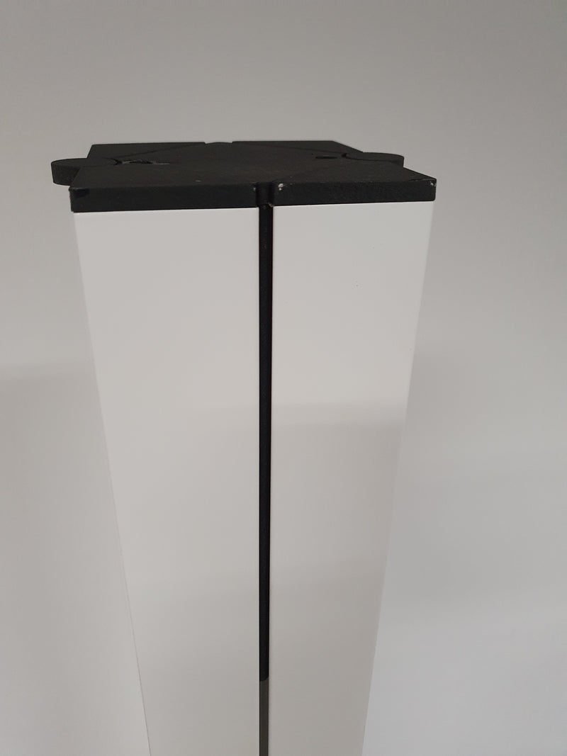 Witte Ettore Sottsass Moonlight vloerlamp nr. 14104, Italië jaren 70 