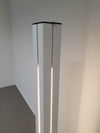 Witte Ettore Sottsass Moonlight vloerlamp nr. 14104, Italië jaren 70 