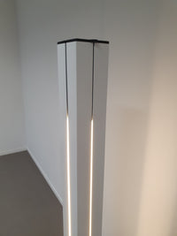 Witte Ettore Sottsass Moonlight vloerlamp nr. 14104, Italië jaren 70 