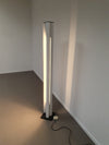 Witte Ettore Sottsass Moonlight vloerlamp nr. 14104, Italië jaren 70 
