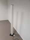 Witte Ettore Sottsass Moonlight vloerlamp nr. 14104, Italië jaren 70 