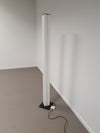 Witte Ettore Sottsass Moonlight vloerlamp nr. 14104, Italië jaren 70 