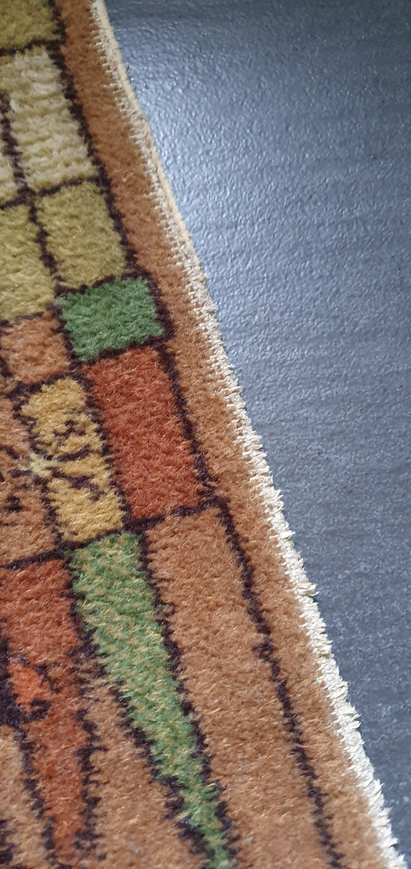 Prachtig, verbazingwekkend 60's tapijt van Parsa geproduceerd door Vorwerk Duitsland