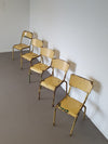 Old stacking school chairs 1950s