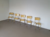 Old stacking school chairs 1950s