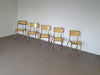 Old stacking school chairs 1950s