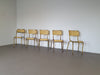 Old stacking school chairs 1950s