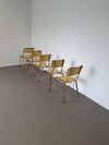Old stacking school chairs 1950s