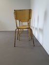 Old stacking school chairs 1950s