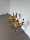 Old stacking school chairs 1950s