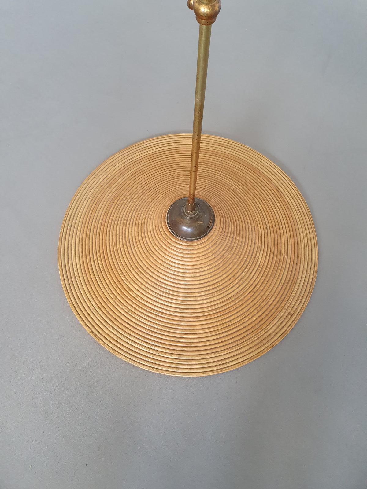 Lumi pencil reed bamboo pendant lamp 60s