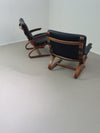 Vintage Kengu lounge chairs  by Elsa & Nordahl Solheim for Rybo Rykken & Co