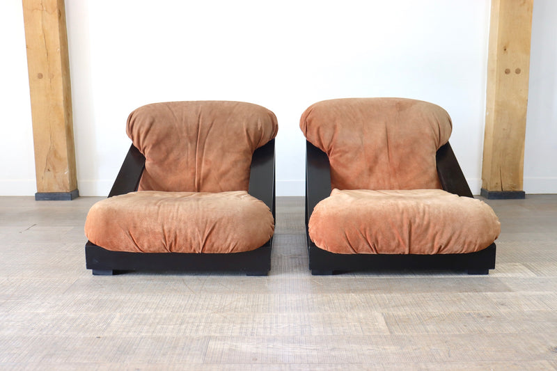 Pine Lounge Chairs van Renato Toso en Roberto Pamio voor Stilwood, 1970
