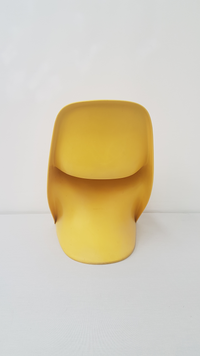 Set 4 gele kinderstoelen Casalino Junior - Alexander Begge voor Casala - jaren 70