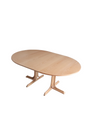 massief houten uitschuifbare tafel jaren 70