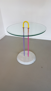 bijzettafel Cattelan Italy glasmarmer van Vico Magistretti 
