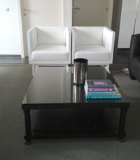 Paar zeldzame originele 'Cabinet Chairs' van Josef Hoffmann, handgemaakt rond de jaren 1980 door Wittmann Austria. Ontworpen in 1903, voor het Weense huis van Dr. Salzer.