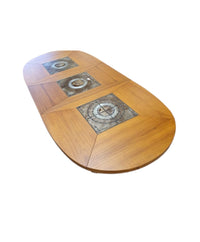 Stunning extendable dining table by Poul Herman Poulsen for Gangso Møbel Denmark. Danisch design 240cm x 107 cm signed