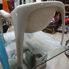 Very rare inside/outside polyester lounge chair with leather upholstery 1960s