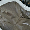 Very rare inside/outside polyester lounge chair with leather upholstery 1960s
