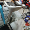 Very rare inside/outside polyester lounge chair with leather upholstery 1960s