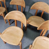 6 x chairs in solid maple by Ansager Møbler, Denmark. Danish craftsmanship