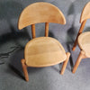 6 x chairs in solid maple by Ansager Møbler, Denmark. Danish craftsmanship