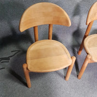 6 x chairs in solid maple by Ansager Møbler, Denmark. Danish craftsmanship