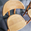 6 x chairs in solid maple by Ansager Møbler, Denmark. Danish craftsmanship