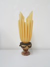 Modern draped torch table lamp Bourbon - Georgia Jacob - France