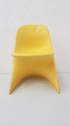 Set 4 gele kinderstoelen Casalino Junior - Alexander Begge voor Casala - jaren 70