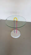bijzettafel Cattelan Italy glasmarmer van Vico Magistretti 